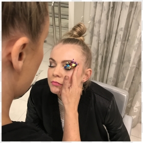 Confetti Makeup - Girl, HD Png Download - glitter confetti png