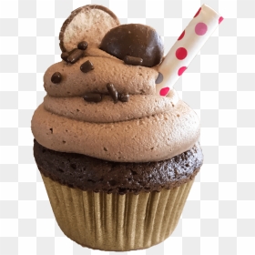 Sundae Cupcake Frosting & Icing Cream Chocolate Cake - Cupcake, HD Png Download - sundae png