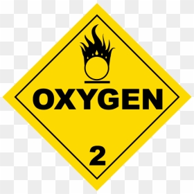 Oxygen Class 2 Placard - Symbol Oxygen Cylinder Icon, HD Png Download - oxygen png