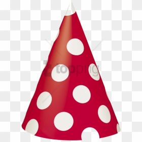 Free Png Download Polka Dot Birthday Hat Png Images - Pink Party Hat Png, Transparent Png - birthday party hat png