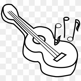 Playing Guitar Clipart Black And White Graphic Transparent - Clipart Images Black And White Guitars, HD Png Download - guitar player png