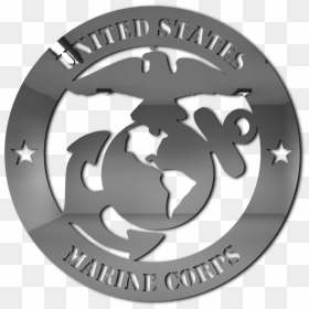 Stainless Marine Corps Logo , Png Download - Emblem, Transparent Png - marine corps logo png