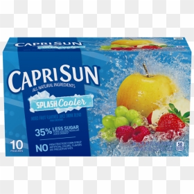 Strawberry Banana Capri Sun, HD Png Download - juice splash png