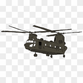 States, Cartoon, Plane, Fly, Air, United, Military, - Chinook Helicopter Clipart, HD Png Download - cartoon airplane png
