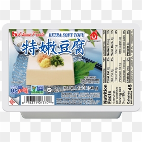 Chinese Extra Soft Tofu - Nutrition Facts, HD Png Download - tofu png