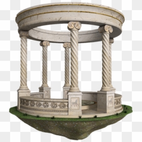 #gazebo #pillars #nature - Gazebo, HD Png Download - roman pillars png