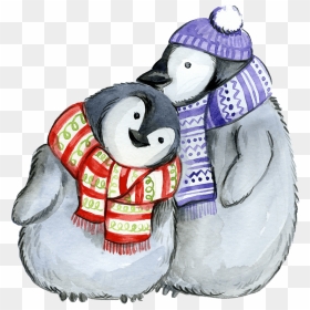 Christmas Penguins Clipart - Christmas Wishes To Kíds, HD Png Download - christmas penguin png