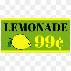 Yard Signs Green Lemonade Stand Sign Personalized Banner - Sign, HD Png Download - lemonade stand png