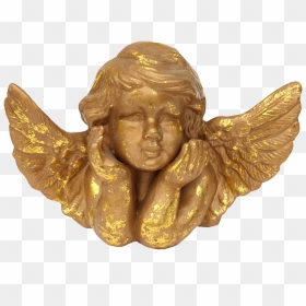 Baby Angel Png Image Background - Gold Angel Png, Transparent Png - angel statue png