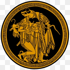 Vector Illustration Of Ancient Greek Inspired Art With - Courtship Of Peleus And Thetis, HD Png Download - lion vector png