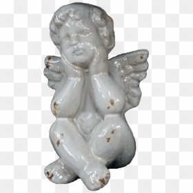 Porcelain Angel - Porcelain Figurines Png, Transparent Png - angel statue png