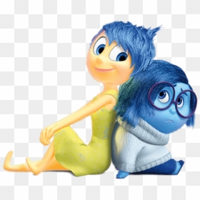 Joy And Sadness Back To Back - Happiness And Sadness Inside Out, HD Png Download - inside out joy png