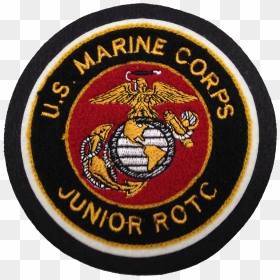 Marine Corps Jrotc Sleeve Patch* - Plantation Police, HD Png Download - marine corps logo png