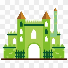 Clipart Candy Castle - Green Castle Clip Art Png, Transparent Png - castle clipart png