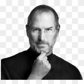 Steve Jobs Thinking Png Image - Steve Jobs God Quote, Transparent Png - man thinking png