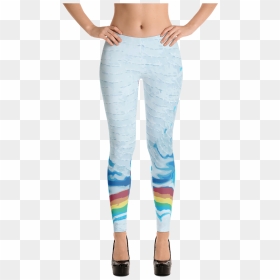Pastel Galaxy Leggings, HD Png Download - rainbow vector png