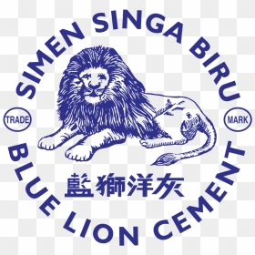 Blue Lion Cement Logo Vector - Blue Lion Logo Cima, HD Png Download - lion vector png