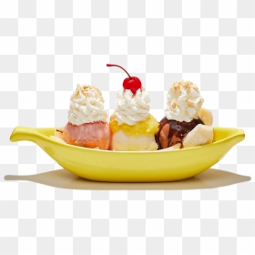 Banana Split, HD Png Download - sundae png