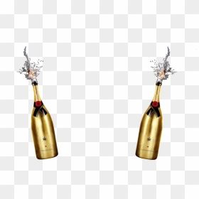 Champagne Bottle Red Wine Free Download Png Hq Clipart - Bottle Fireworks Png, Transparent Png - champagne bottles png