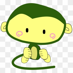 Monkey Clipart Female - Cute Monkey, HD Png Download - cute monkey png