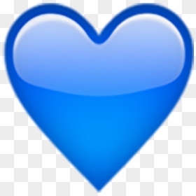 Blue Heart Emoji Transparent, HD Png Download - fuego azul png