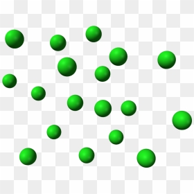Monatomic Chlorine Gas 3d Vdw - Gas Atoms Png, Transparent Png - atoms png