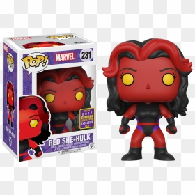 Red She Hulk Funko Pop , Png Download - Funko Pop The Amazing Spiderman, Transparent Png - she hulk png