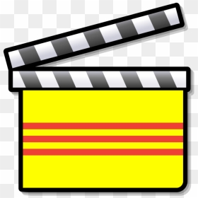Silent Film Clipart, HD Png Download - clapperboard png