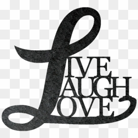 Live Laugh Love Metal Wall Sign - Love, HD Png Download - metal sign png