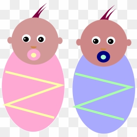 Why Do Twins Make Up Their Own Language - Newborn Clipart, HD Png Download - twins png