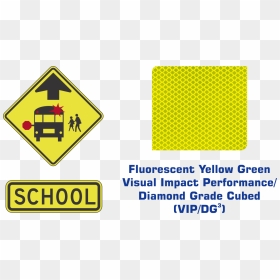 Fluroescent Yellow Green - 3m Highway Green Stickers, HD Png Download - blank road sign png