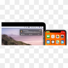 Mac Screen Showing The Call Notification Window In - Computer Monitor, HD Png Download - phone call png