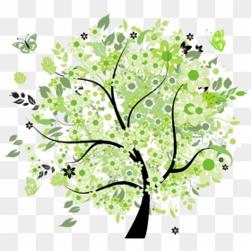 Spring Tree Clipart Transparent - Clipart Tree Spring, HD Png Download - fall tree clipart png