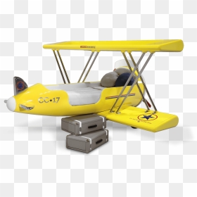Детские Кроватки Самолет, HD Png Download - biplane png