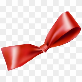 Bow Tie Red Necktie - Satin, HD Png Download - necktie png