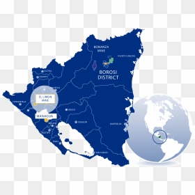 Nicaragua Map Icon, HD Png Download - vein png