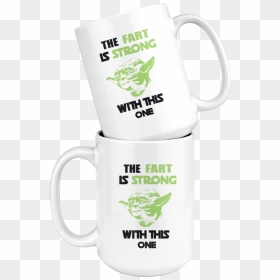 Transparent Fart Clipart - Coffee Cup, HD Png Download - star wars yoda png