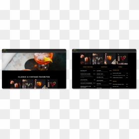 Robar Website Design Cocktail Bar, HD Png Download - blue bar png