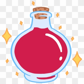 Red Magic Potion Bottle - Magic Potion Png, Transparent Png - potion bottle png