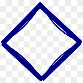 Blue Diamond Rhombus Shape Clip Art - Clipart Diamond Shape Png, Transparent Png - blue diamond png