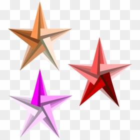 Triangle, HD Png Download - estrelas png