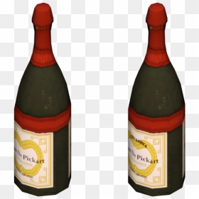 Download Zip Archive - Glass Bottle, HD Png Download - champagne bottles png