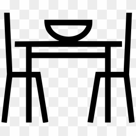Dining Table I - Icon Book A Table, HD Png Download - dining table png