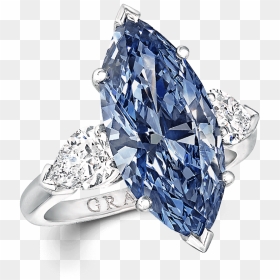 Diamond Ring Image Download, HD Png Download - blue diamond png