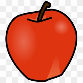 Apple With Word Apple And Worm Clipart Clip Freeuse - Apple Fruit Clip Art, HD Png Download - apple png clipart