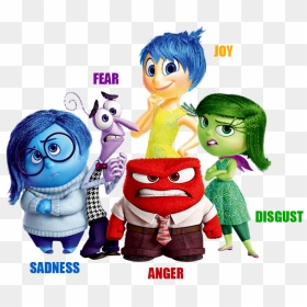 Transparent Fear Inside Out Png - Transparent Inside Out Characters, Png Download - inside out joy png