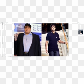 Akash Ambani Body Transformation, HD Png Download - weight loss png