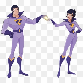 The Wonder Twins - Wonder Twins, HD Png Download - twins png