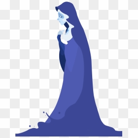 “feeling Blue ” - Blue Diamond Steven Universe Silhouette, HD Png Download - blue diamond png