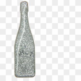 Silver Champagne Clipart, HD Png Download - champagne bottles png